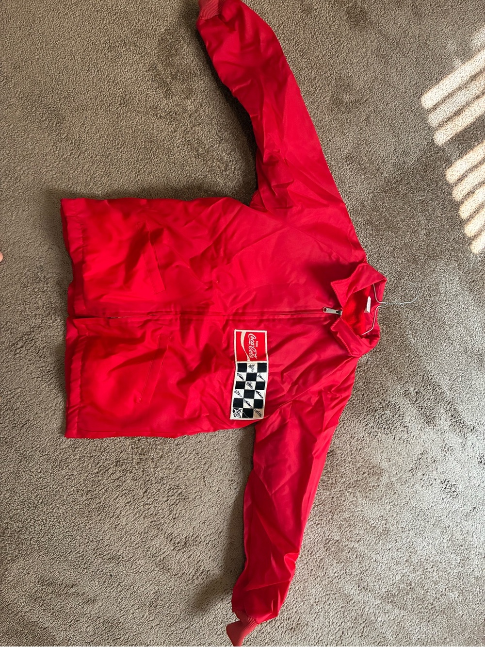 Coca Cola Columbia Red Fleece-Lined Jacket with Smooth Shell